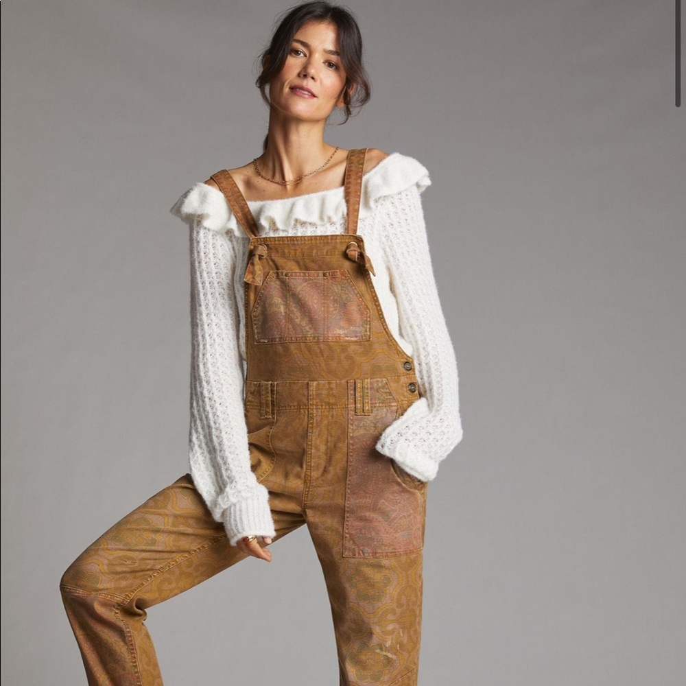 Rare anthropologie Pilcro The Wanderer Relaxed Overalls size 26